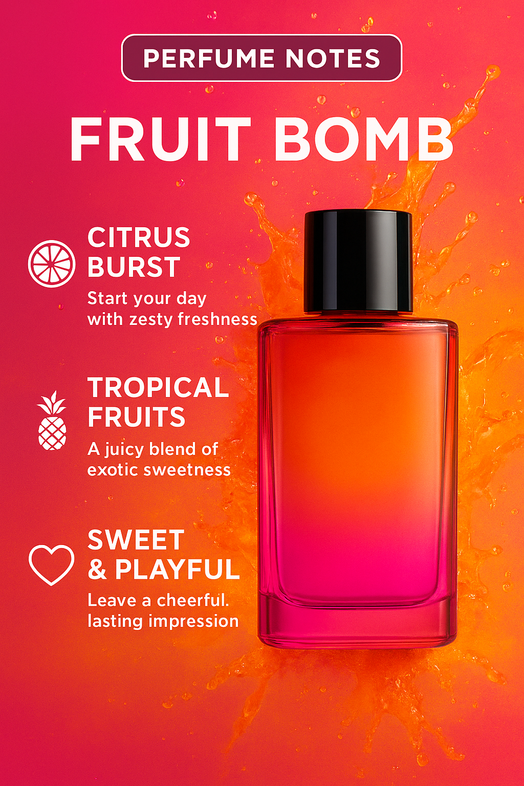 Fruit Bomb Woman Perfume - 100ml