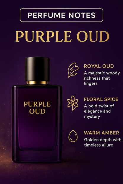 Purple Oud Unisex Perfume - 100ml